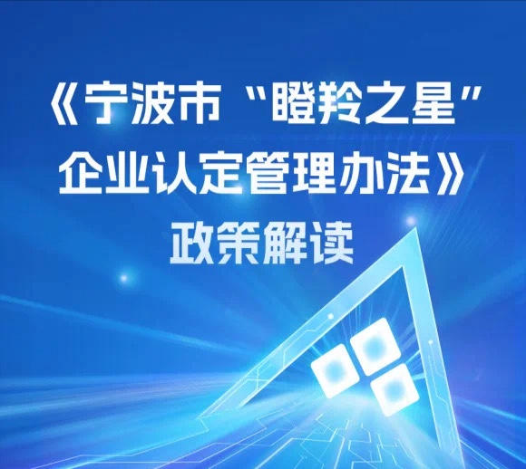 图解《宁波市“瞪羚之星”企业认定管理办法》